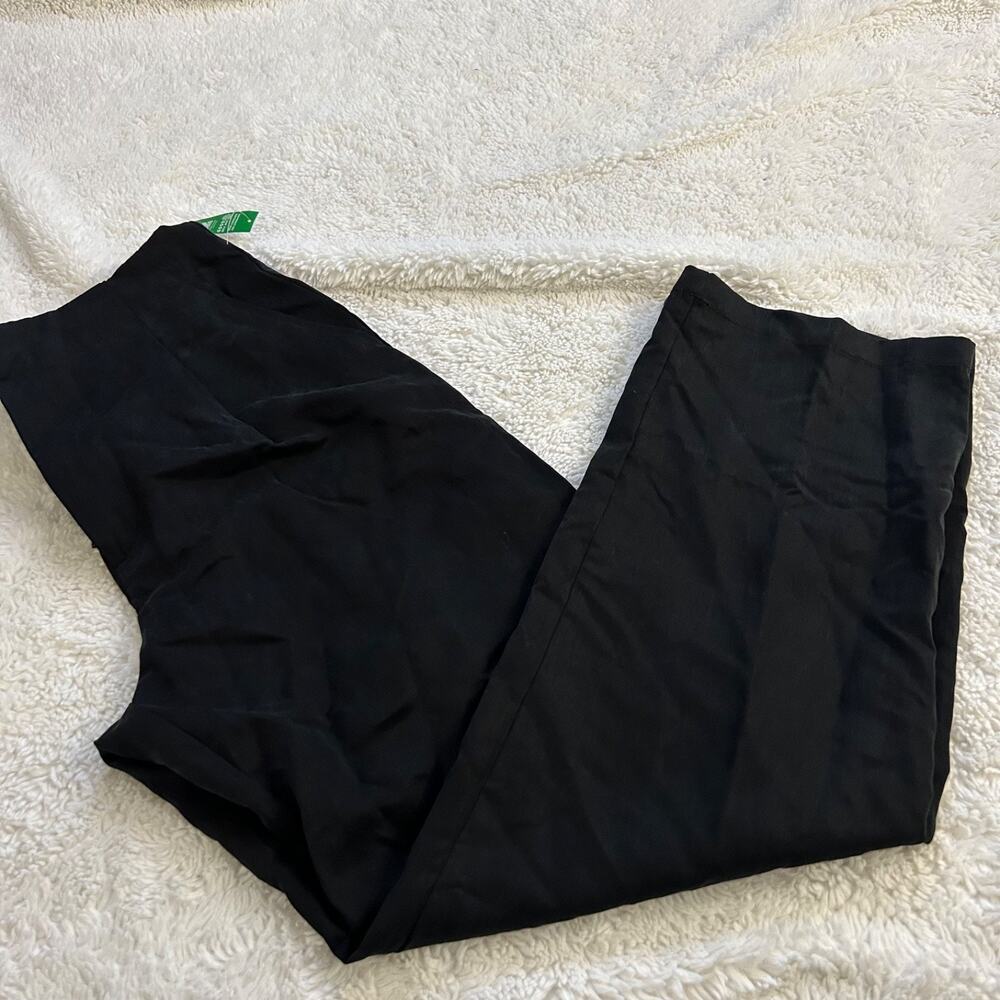 NWT Gap Womens Sz 8 Softsuit Trouser HR Pants Blk Office Tencel Teacher Preppy
